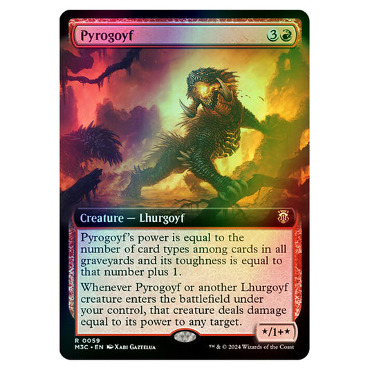 Magic The Gathering - Modern Horizons 3 Commander - Pyrogoyf - 0059 (Foil)