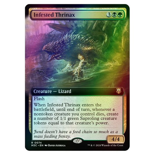 Magic The Gathering - Modern Horizons 3 Commander - Infested Thrinax - 0074 (Foil)