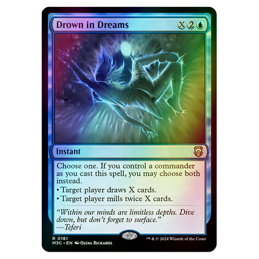 Magic The Gathering - Modern Horizons 3 Commander - Drown in Dreams - 0181 (Foil)