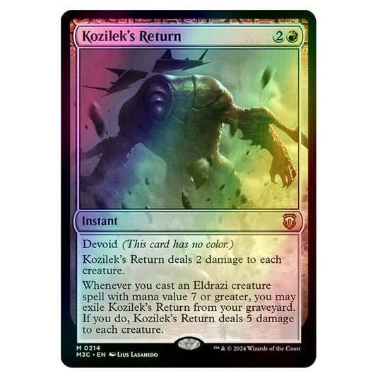 Magic The Gathering - Modern Horizons 3 Commander - Kozilek's Return - 0214 (Foil)