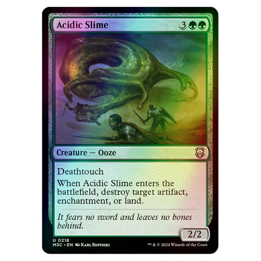 Magic The Gathering - Modern Horizons 3 Commander - Acidic Slime - 0218 (Foil)