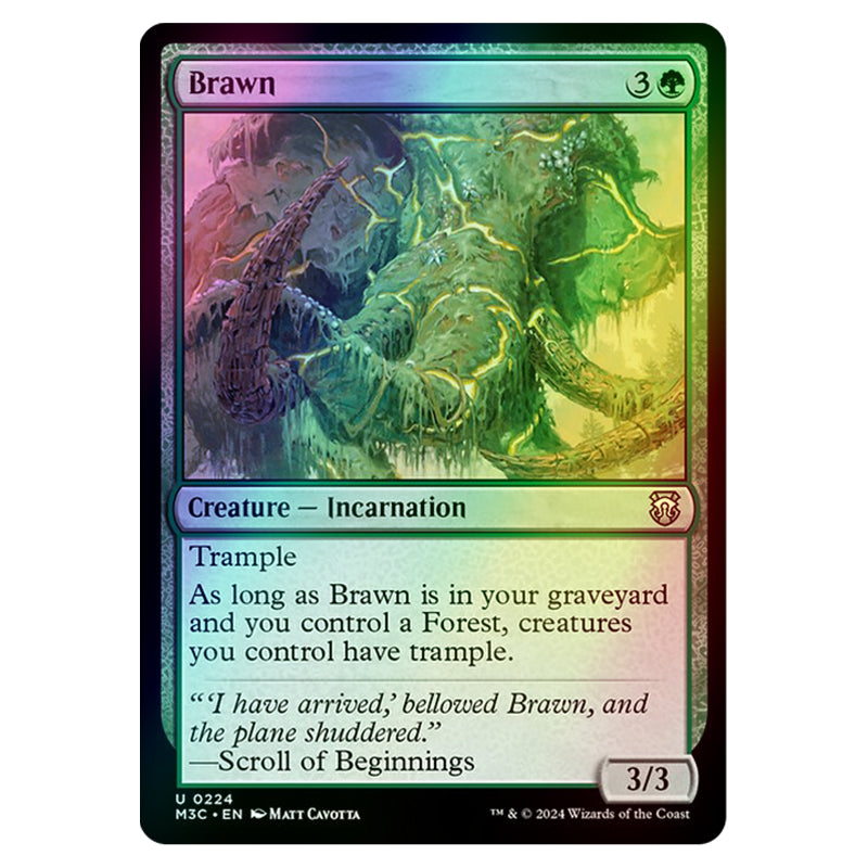 cards like brawn mtg Magic The Gathering - Modern Horizons 3 Commander - Brawn