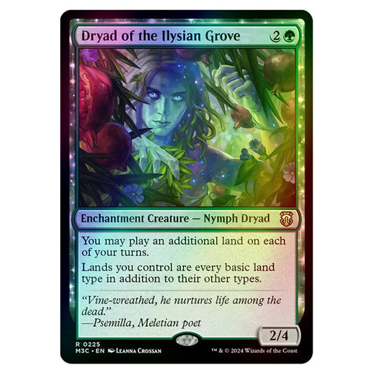 Magic The Gathering - Modern Horizons 3 Commander - Dryad of the Ilysian Grove - 0225 (Foil)