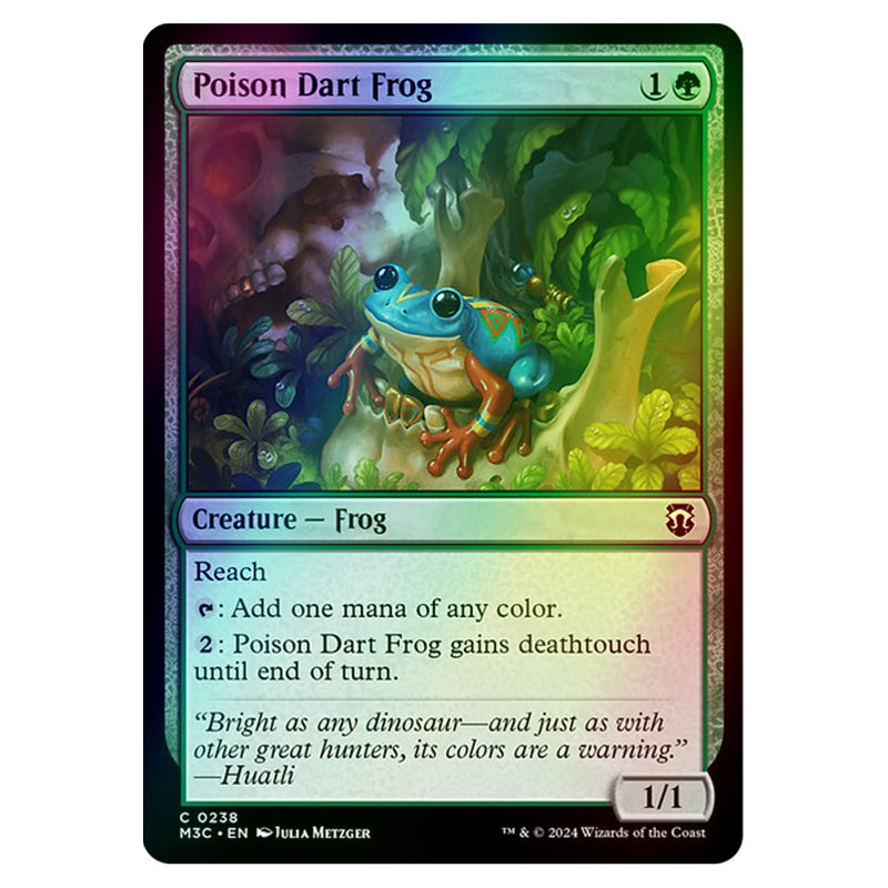 Magic The Gathering - Modern Horizons 3 Commander - Poison Dart Frog - Magic The Gathering - Modern Horizons 3 Commander - Poison Dart Frog -