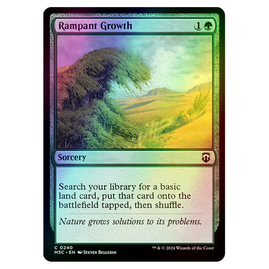 Magic The Gathering - Modern Horizons 3 Commander - Rampant Growth - 0240 (Foil)