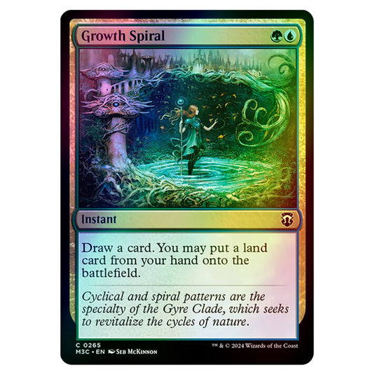 Magic The Gathering - Modern Horizons 3 Commander - Growth Spiral - 0265 (Foil)