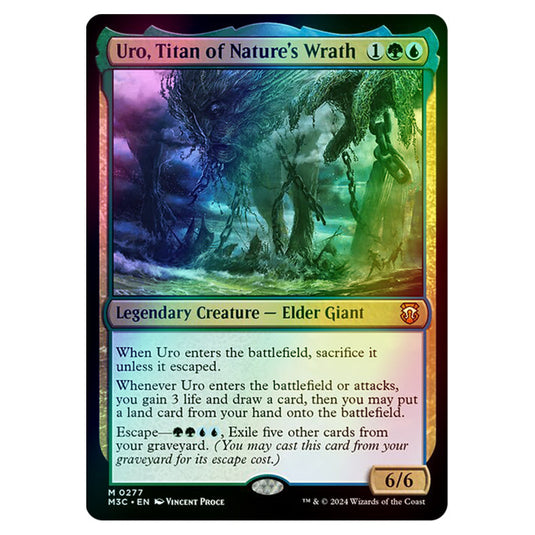 Magic The Gathering - Modern Horizons 3 Commander - Uro, Titan of Nature's Wrath - 0277 (Foil)