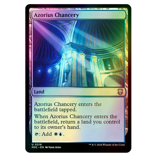 Magic The Gathering - Modern Horizons 3 Commander - Azorius Chancery - 0319 (Foil)