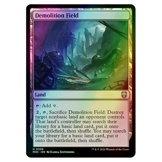 Magic The Gathering - Modern Horizons 3 Commander - Demolition Field - 0335 (Foil)