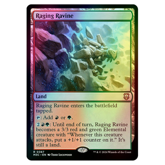 Magic The Gathering - Modern Horizons 3 Commander - Raging Ravine - 0367 (Foil)