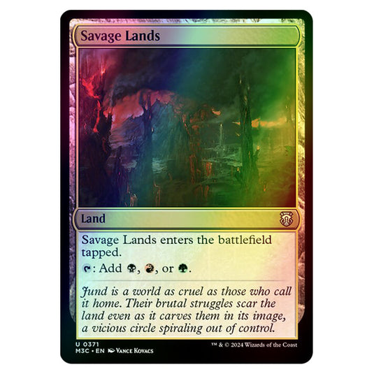 Magic The Gathering - Modern Horizons 3 Commander - Savage Lands - 0371 (Foil)