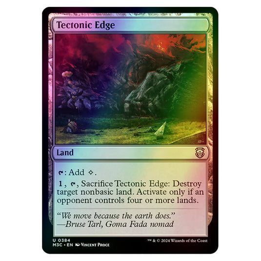 Magic The Gathering - Modern Horizons 3 Commander - Tectonic Edge - 0384 (Foil)