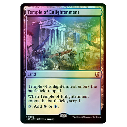 Magic The Gathering - Modern Horizons 3 Commander - Temple of Enlightenment - 0386 (Foil)