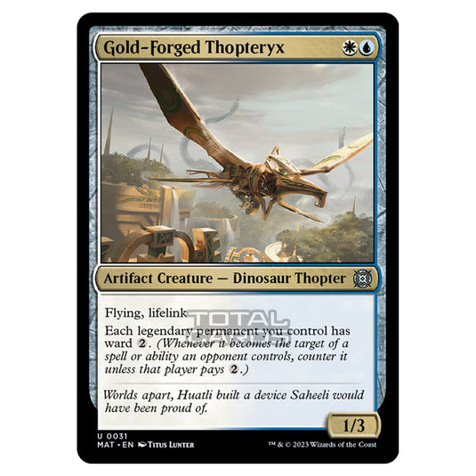Magic The Gathering - March of the Machine - The Aftermath - Gold-Forged Thopteryx - 0031