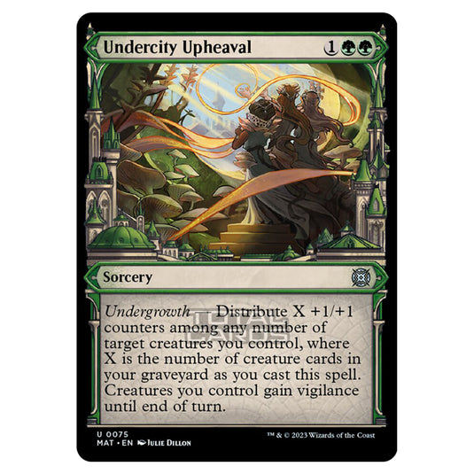 Magic The Gathering - March of the Machine - The Aftermath - Undercity Upheaval (Showcase Card) - 0075