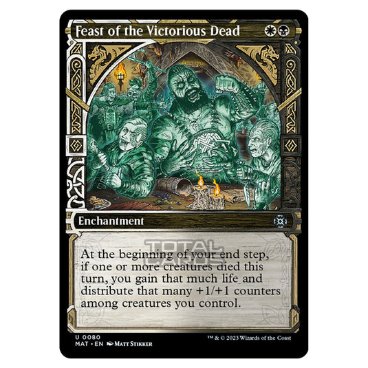 Magic The Gathering - March of the Machine - The Aftermath - Feast of the Victorious Dead (Showcase Card) - 0080