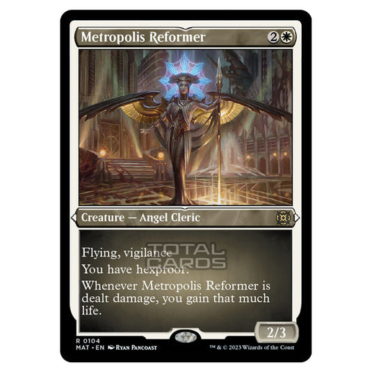Magic The Gathering - March of the Machine - The Aftermath - Metropolis Reformer (Etched Foil Card) - 0104