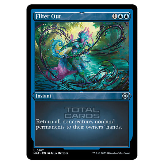 Magic The Gathering - March of the Machine - The Aftermath - Filter Out (Etched Foil Card) - 0107