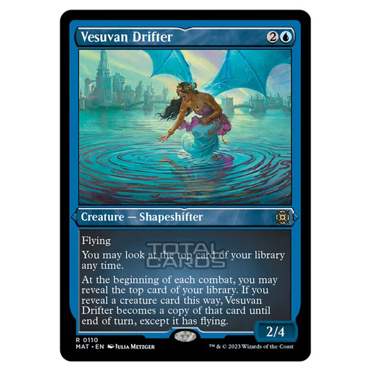 Magic The Gathering - March of the Machine - The Aftermath - Vesuvan Drifter (Etched Foil Card) - 0110