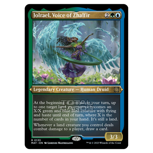Magic The Gathering - March of the Machine - The Aftermath - Jolrael Voice of Zhalfir (Etched Foil Card) - 0133