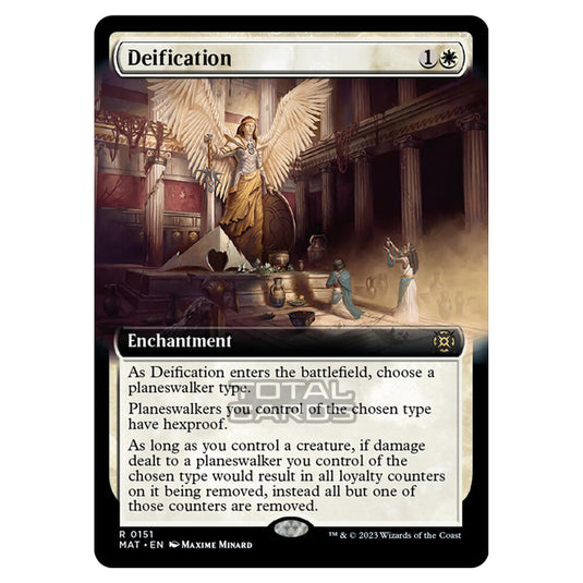 Magic The Gathering - March of the Machine - The Aftermath - Deification (Extended Art Card) - 0151