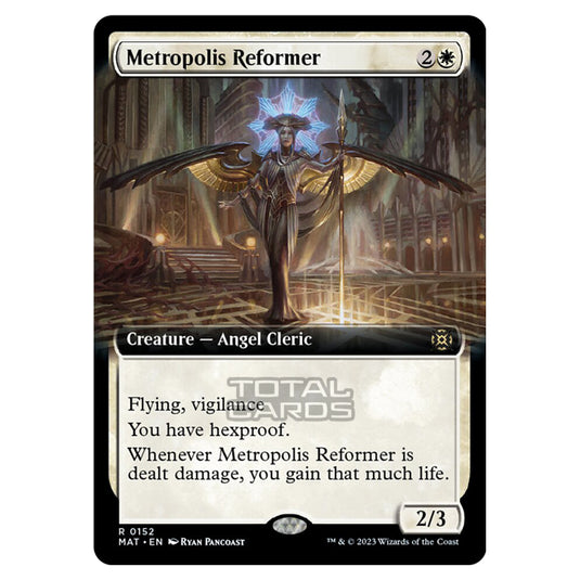 Magic The Gathering - March of the Machine - The Aftermath - Metropolis Reformer (Extended Art Card) - 0152