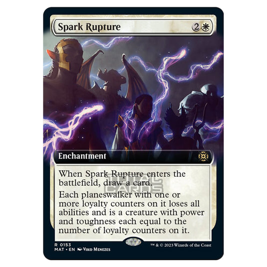 Magic The Gathering - March of the Machine - The Aftermath - Spark Rupture (Extended Art Card) - 0153