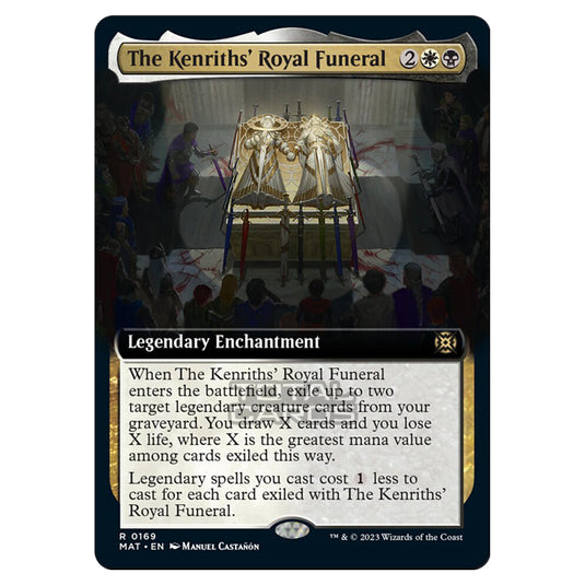 Magic The Gathering - March of the Machine - The Aftermath - The Kenriths Royal Funeral (Extended Art Card) - 0169