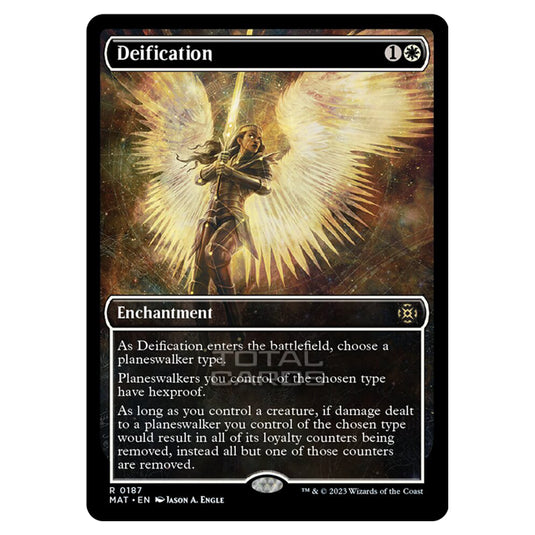 Magic The Gathering - March of the Machine - The Aftermath - Deification (Halo Foil Card) - 0187