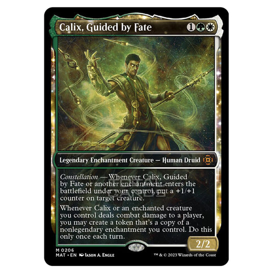 Magic The Gathering - March of the Machine - The Aftermath - Calix Guided by Fate (Halo Foil Card) - 0206