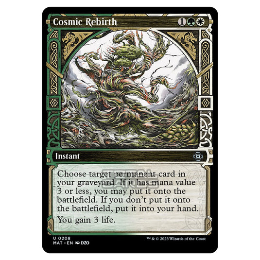 Magic The Gathering - March of the Machine - The Aftermath - Cosmic Rebirth (Halo Foil Card) - 0208