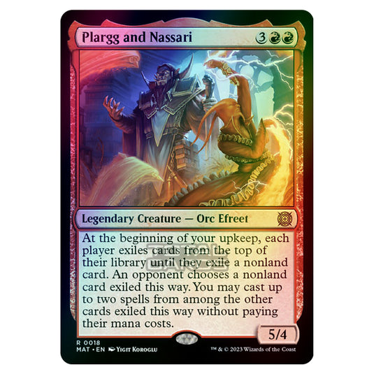 Magic The Gathering - March of the Machine - The Aftermath - Plargg and Nassari - 0018 (Foil)