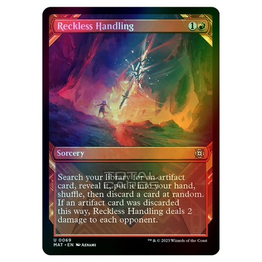 Magic The Gathering - March of the Machine - The Aftermath - Reckless Handling (Showcase Card) - 0069 (Foil)