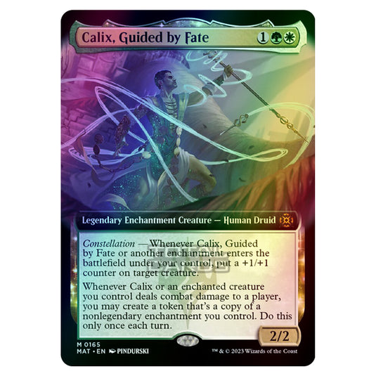 Magic The Gathering - March of the Machine - The Aftermath - Calix Guided by Fate (Extended Art Card) - 0165 (Foil)