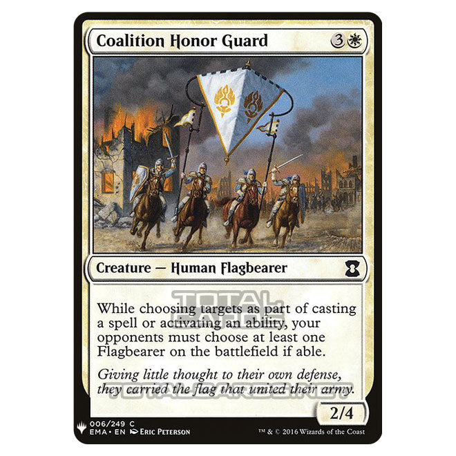 Magic The Gathering - Mystery - Coalition Honor Guard - 58/1694 Magic The Gathering - Mystery - Coalition Honor Guard - 58/1694