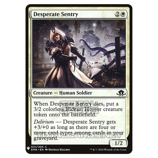 Magic The Gathering - Mystery - Desperate Sentry - 74/1694