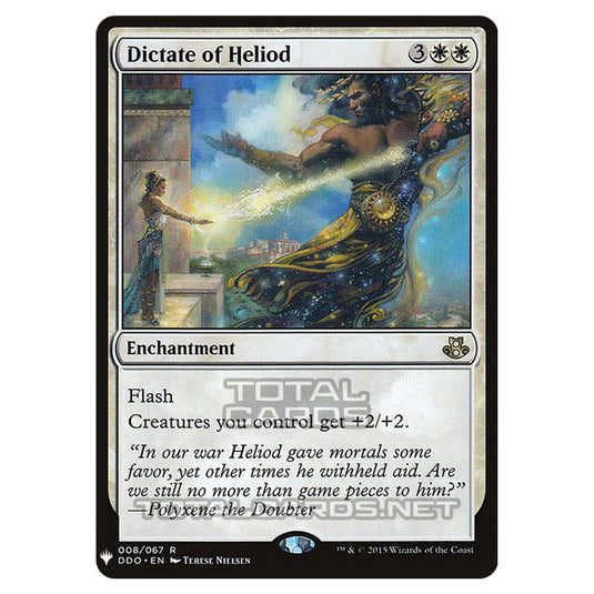 Magic The Gathering - Mystery - Dictate of Heliod - 76/1694
