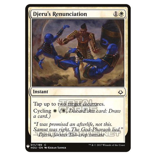 Magic The Gathering - Mystery - Djeru's Renunciation - 81/1694
