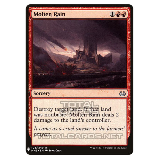 Magic The Gathering - Mystery - Molten Rain - 1016/1694