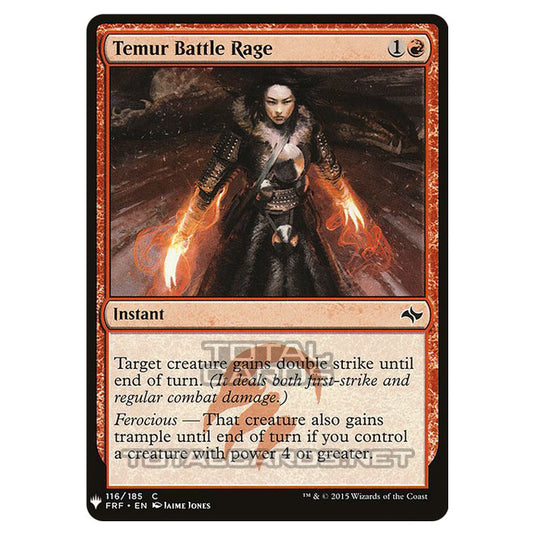 Magic The Gathering - Mystery - Temur Battle Rage - 1081/1694