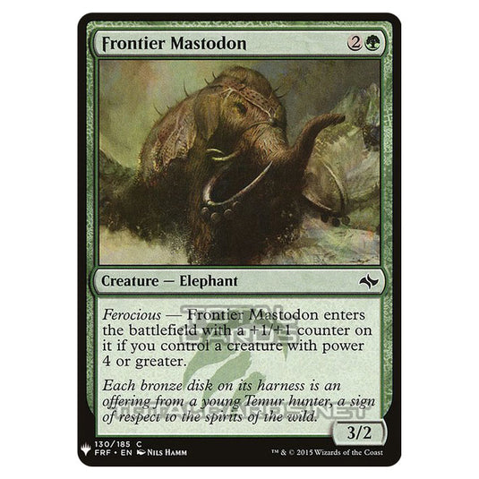 Magic The Gathering - Mystery - Frontier Mastodon - 1215/1694