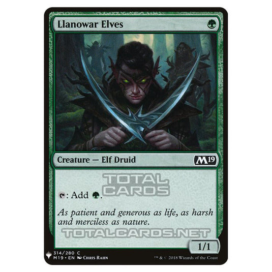 Magic The Gathering - Mystery - Llanowar Elves - 1262/1694