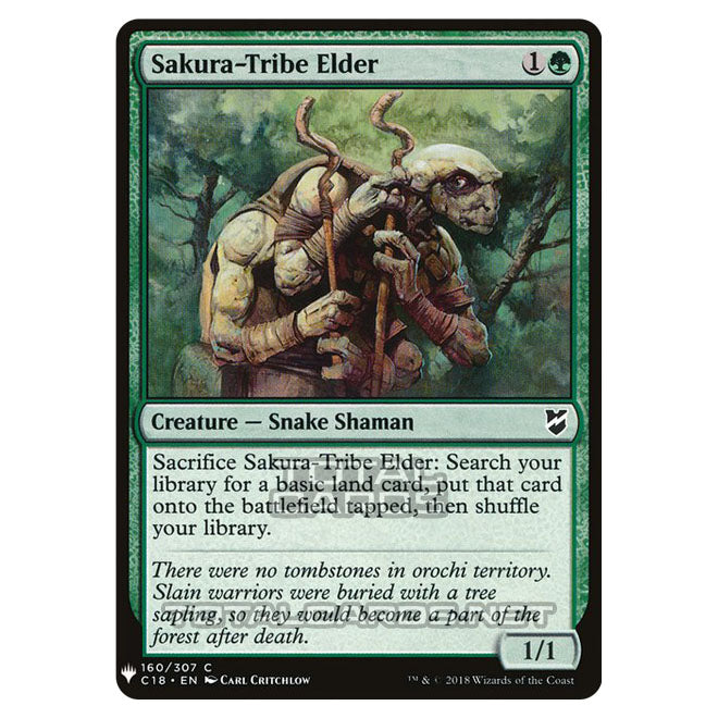 mtg cards like sakura tribe elder Magic The Gathering - Mystery - Sakura-Tribe Elder