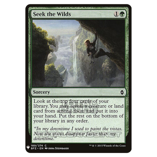 Magic The Gathering - Mystery - Seek the Wilds - 1329/1694
