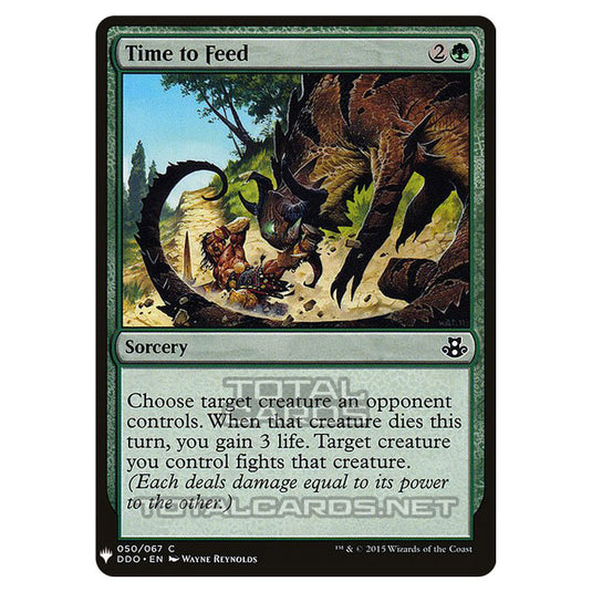 Magic The Gathering - Mystery - Time to Feed - 1360/1694