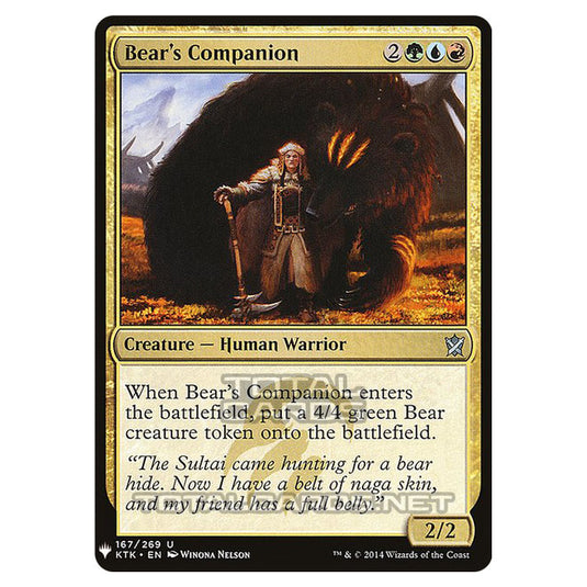 Magic The Gathering - Mystery - Bear's Companion - 1397/1694