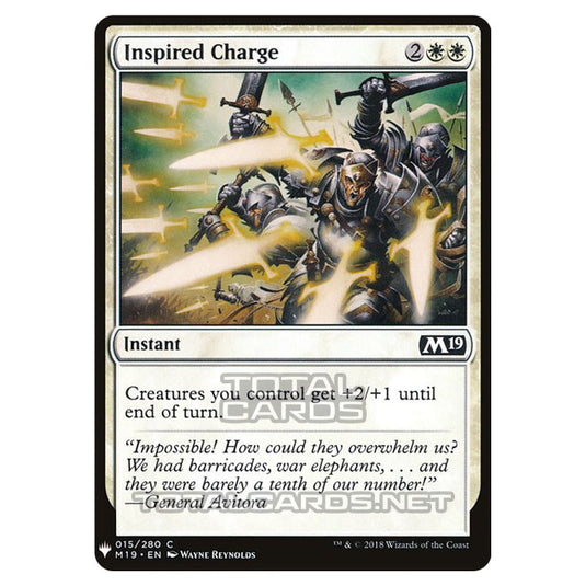 Magic The Gathering - Mystery - Inspired Charge - 140/1694