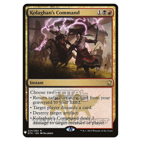Magic The Gathering - Mystery - Kolaghan's Command - 1445/1694