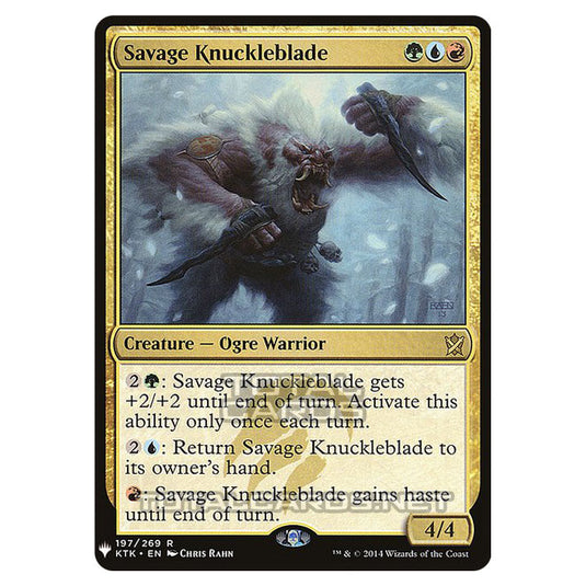Magic The Gathering - Mystery - Savage Knuckleblade - 1480/1694 EX