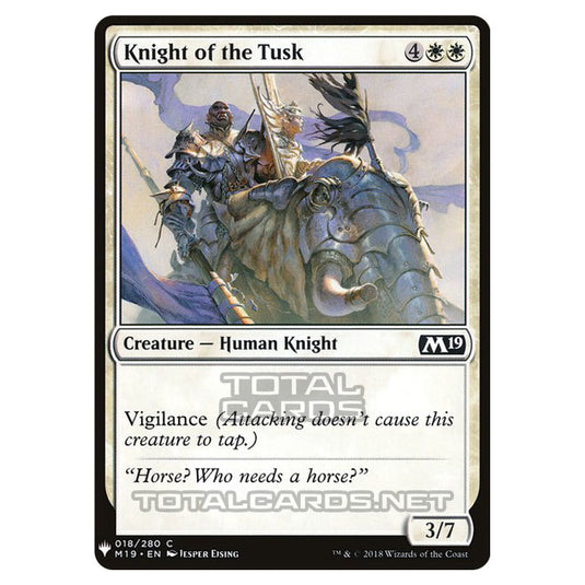 Magic The Gathering - Mystery - Knight of the Tusk - 150/1694